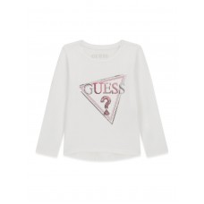 GUESS μπλούζα παιδική K6YI08K3673-G011 λευκή